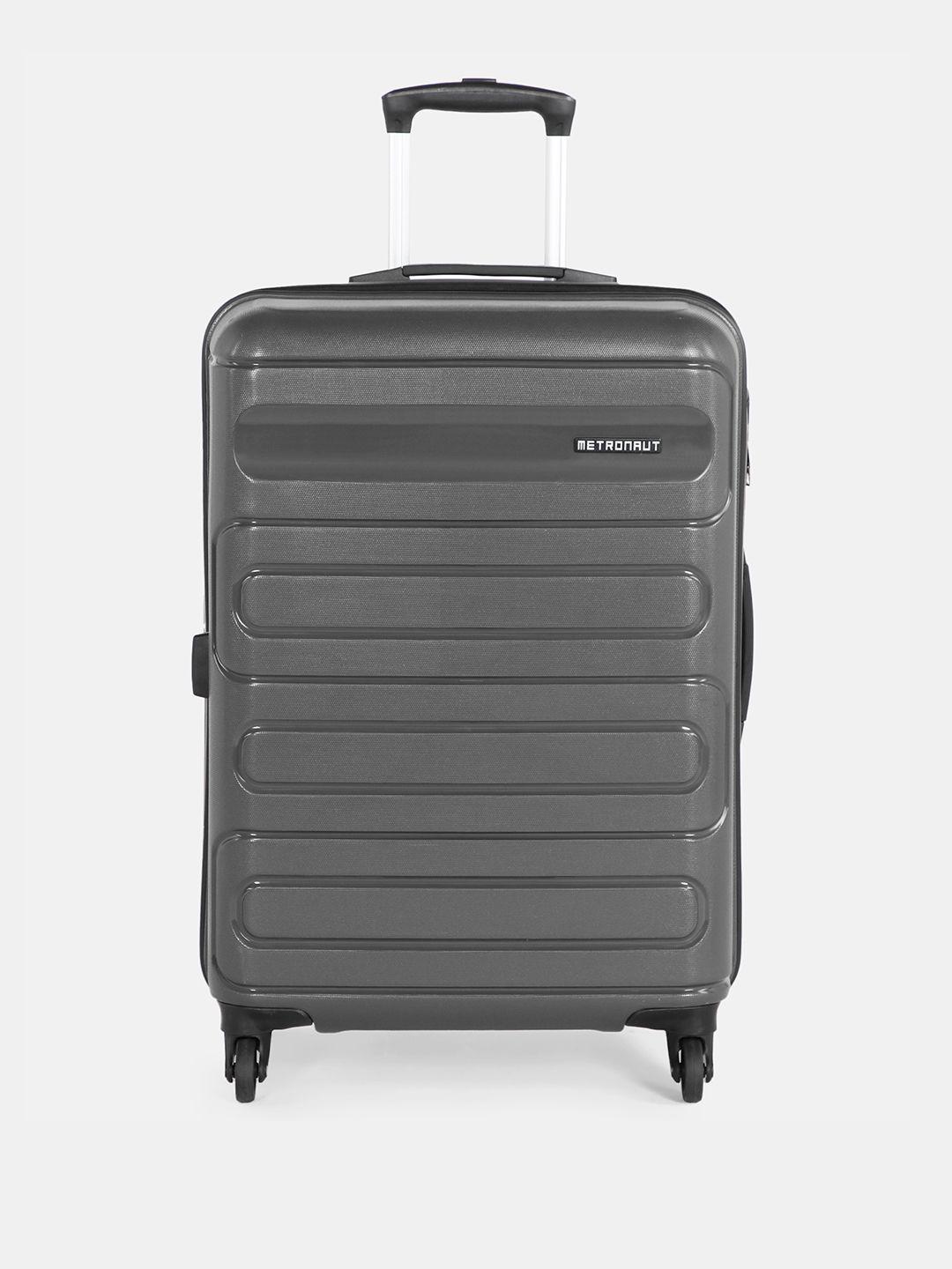 metronaut flow textured hard medium trolley bag 65 cm - 85 ltr