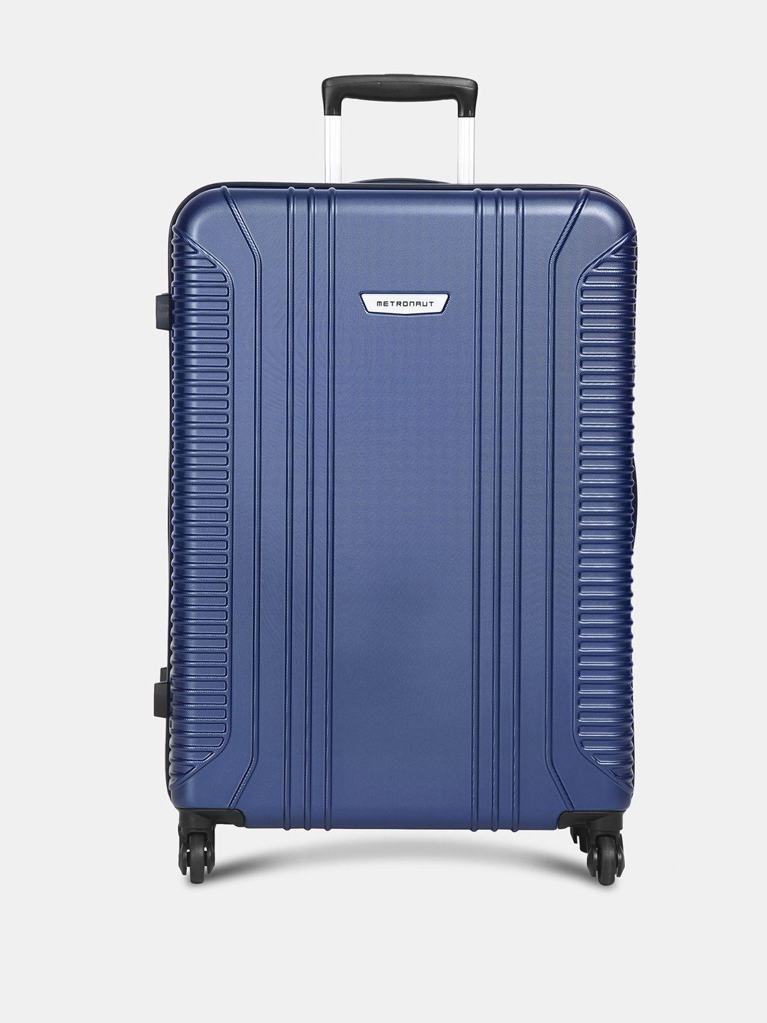 metronaut hard sided large trolley suitcase