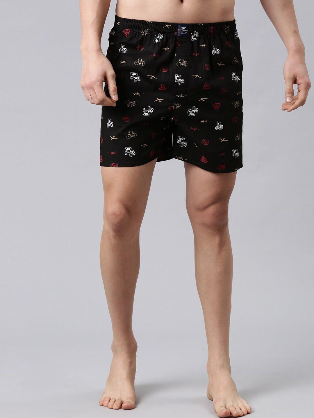 metronaut men printed pure cotton boxers