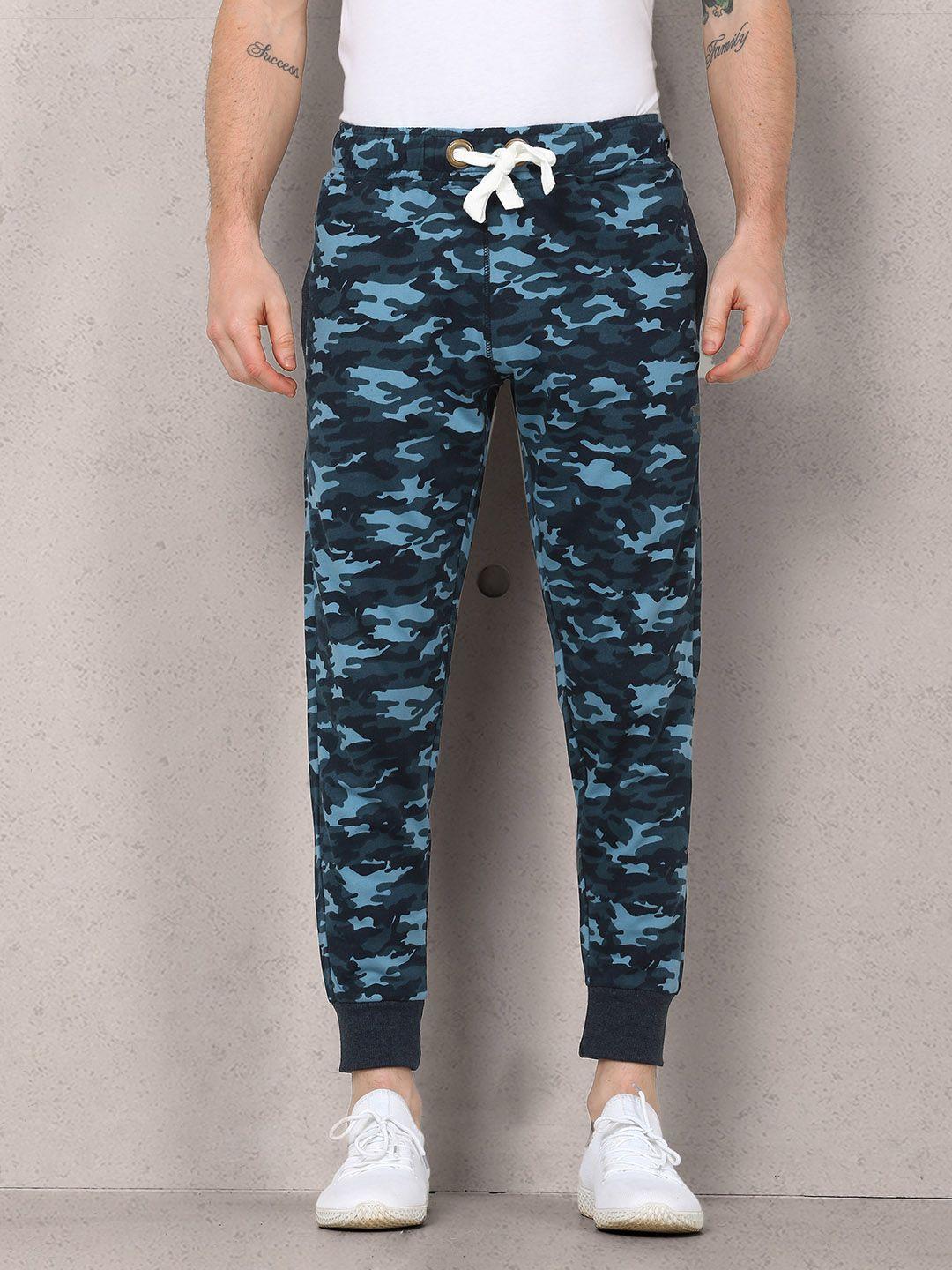 metronaut men printed slim-fit joggers