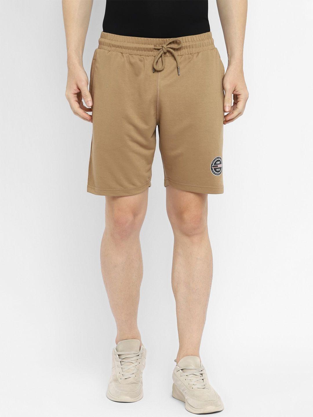metronaut men regular fit mid-rise shorts