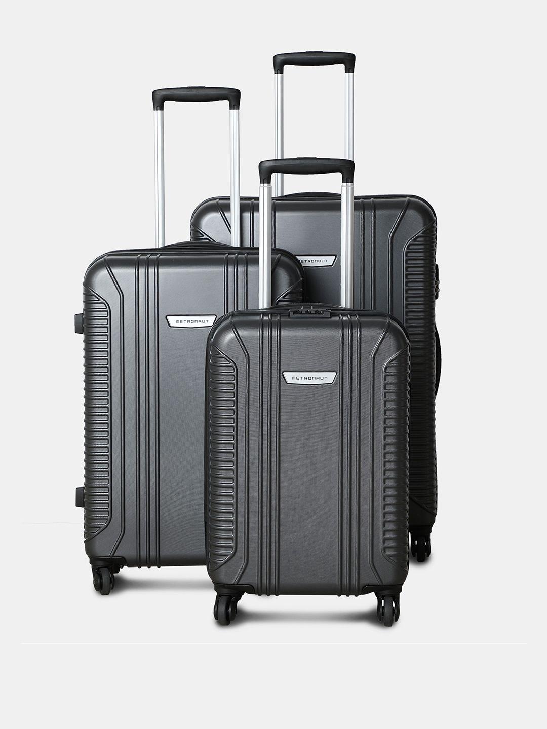metronaut set of 3 trolley suitcases - cabin & medium & large