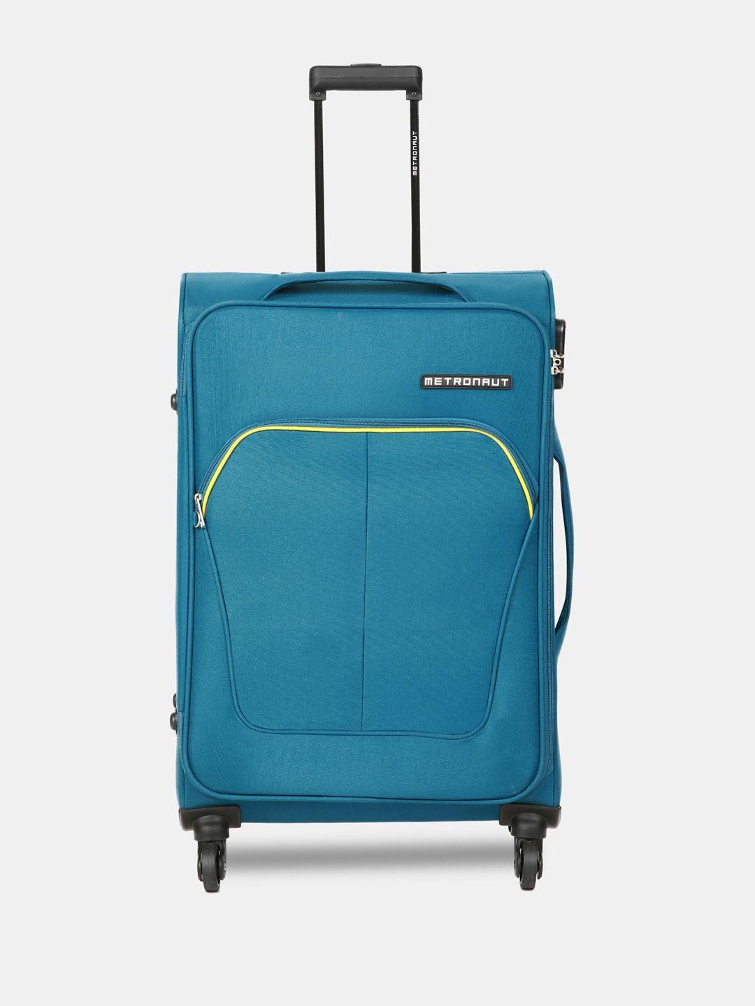 metronaut solid medium soft shell trolley suitcase - 65 cm