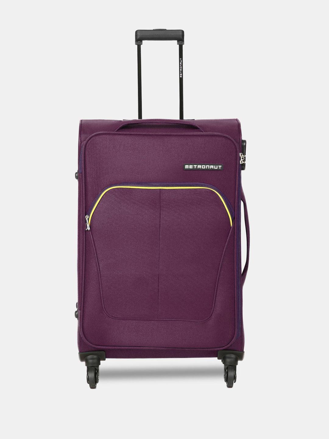 metronaut solid medium trolley suitcase