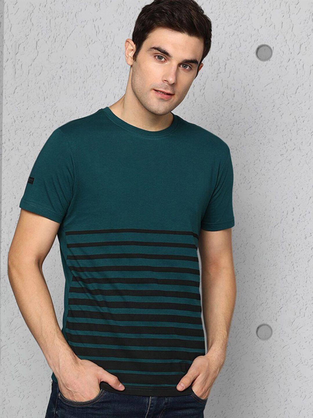 metronaut striped round neck t-shirt