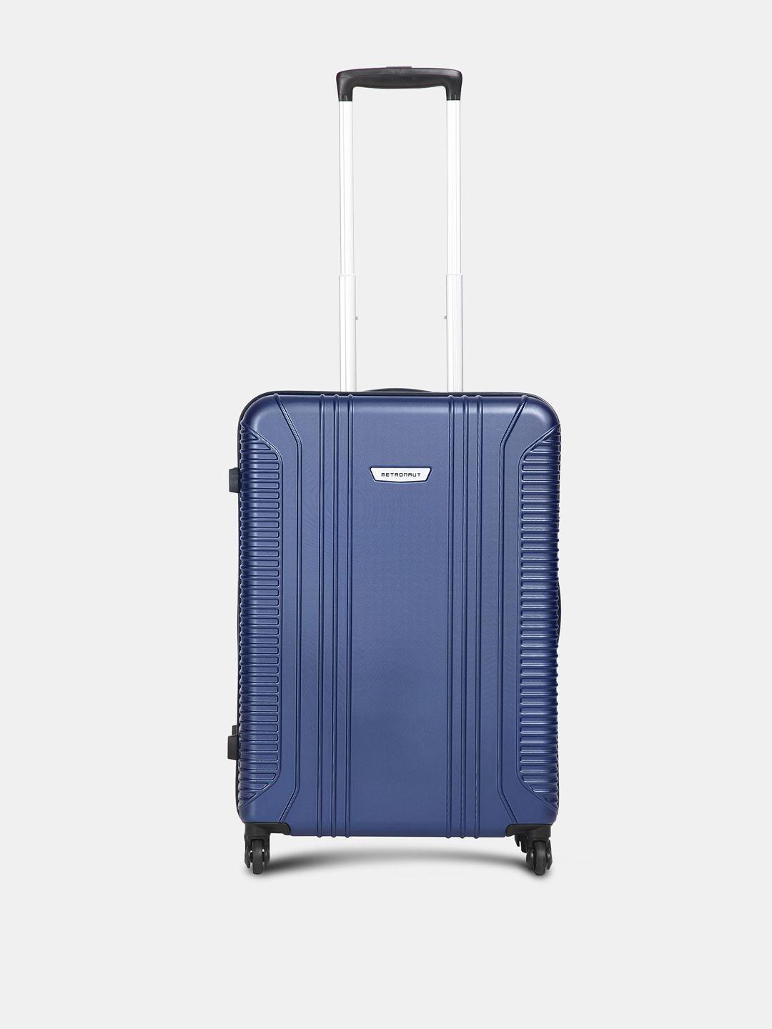 metronaut textured cabin trolley suitcase