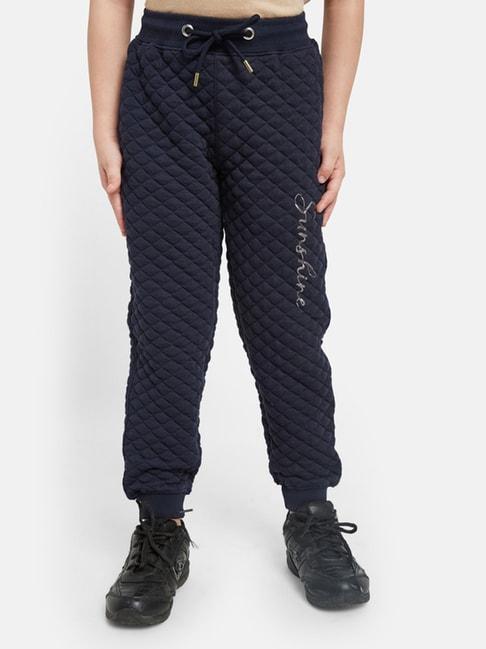 mettle kids navy solid joggers
