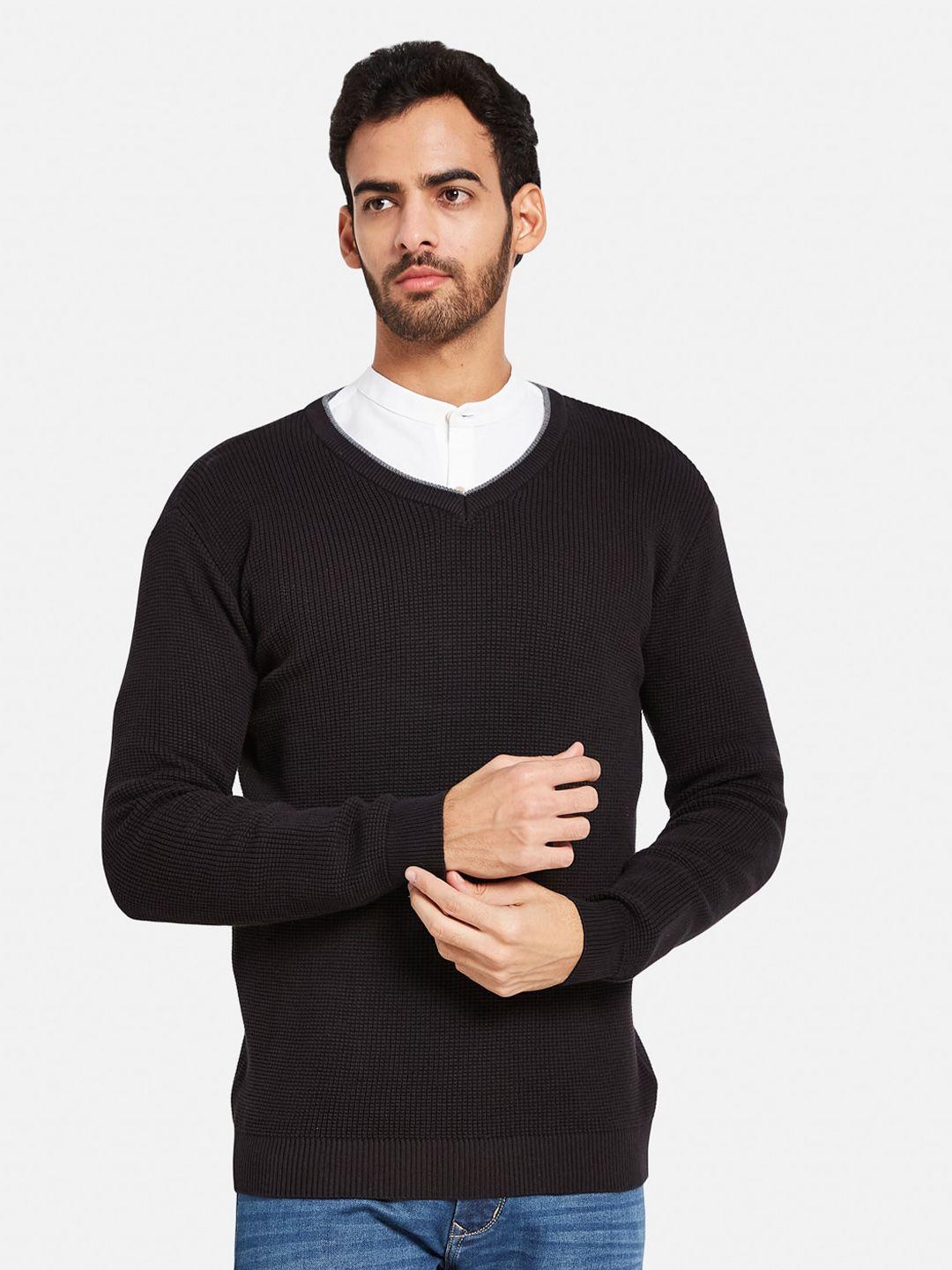 mettle men ribbed cotton pullover sweaters