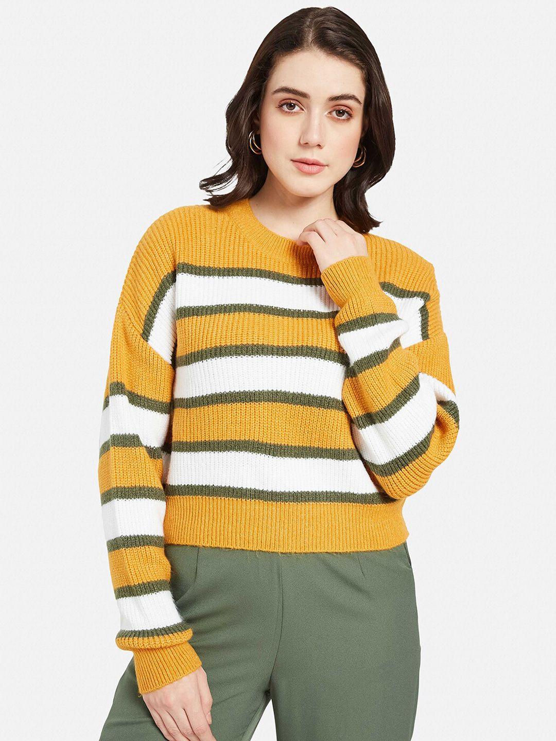 mettle striped acrylic pullover