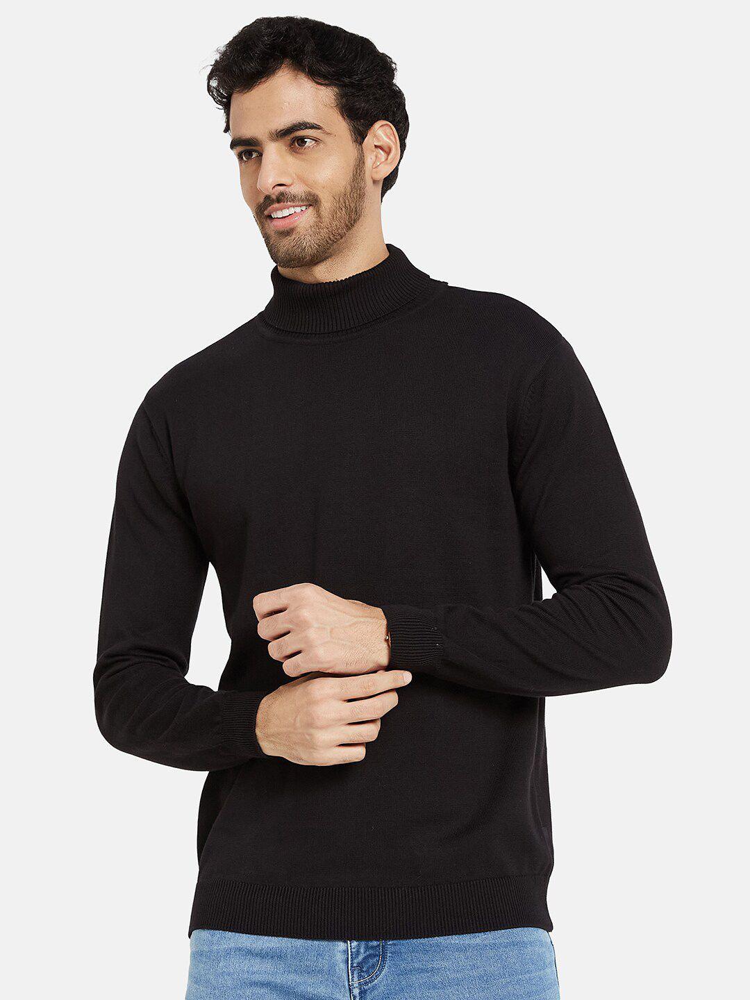 mettle  turtle neck long sleeves cotton pullover sweater