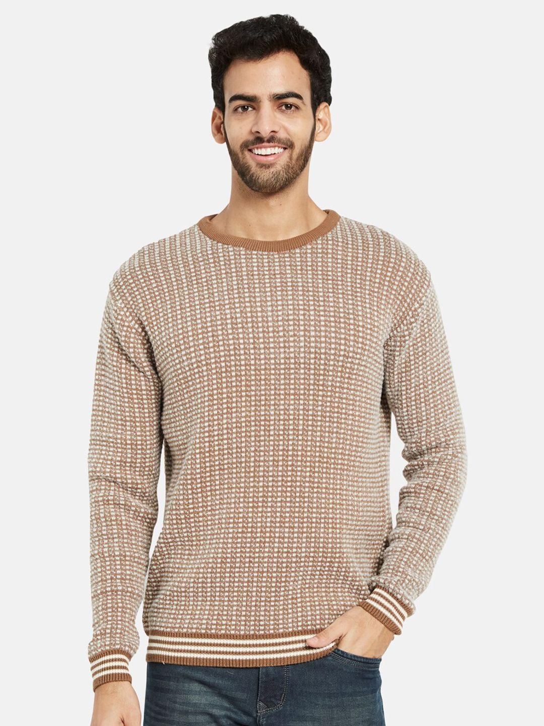 mettle cable knit long sleeves pullover
