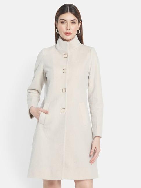 mettle cream cotton coat