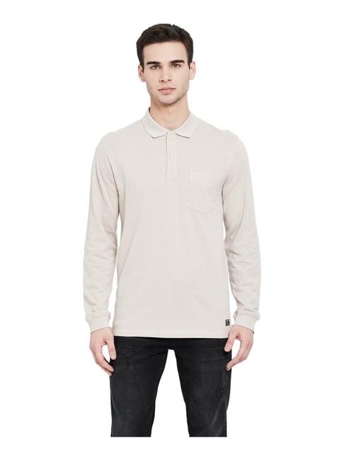 mettle cream polo t-shirt