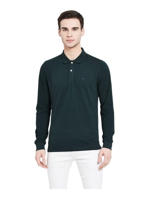 mettle dark green polo t-shirt