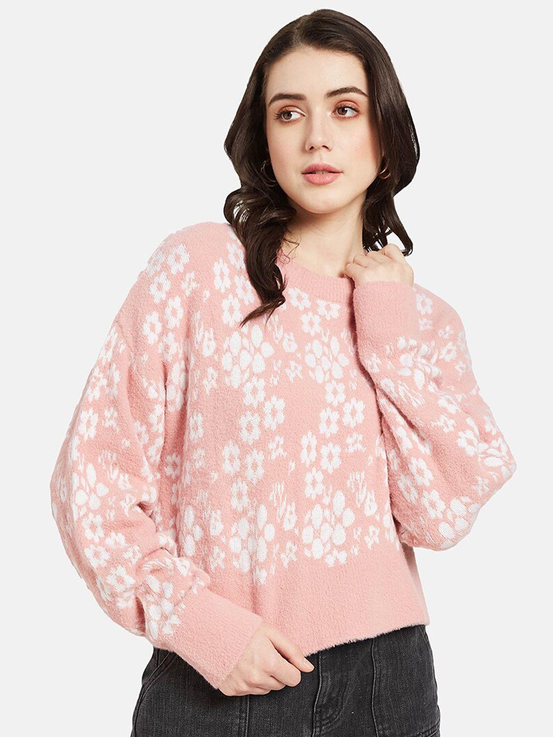 mettle floral printed pullover