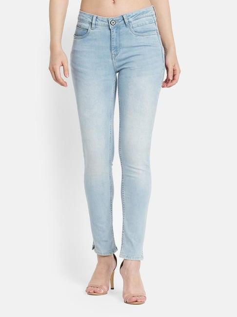 mettle light blue regular fit jeans