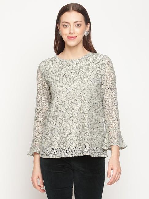 mettle light green lace top