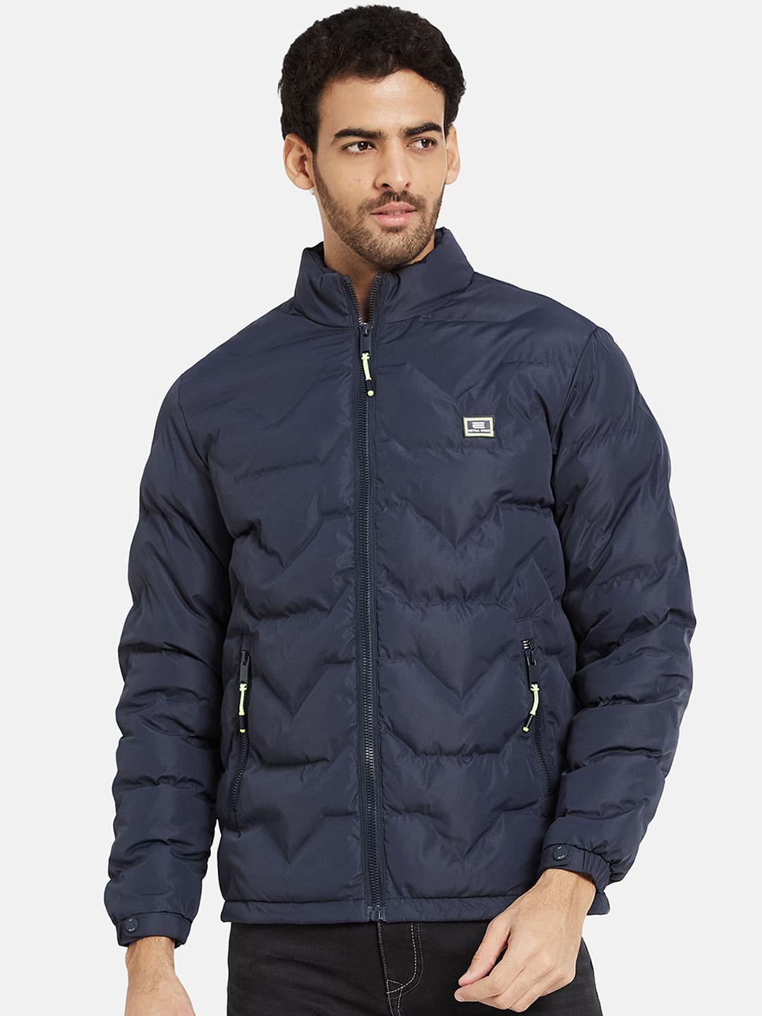 mettle mock collar padded jacket