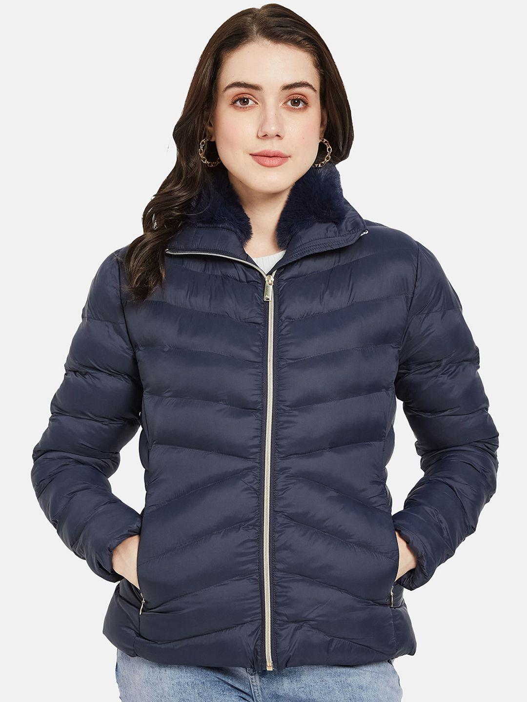 mettle mock collar puffer jacket