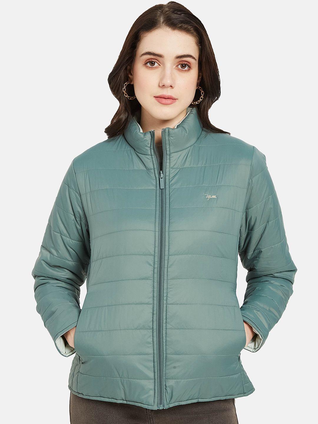 mettle mock collar puffer jacket