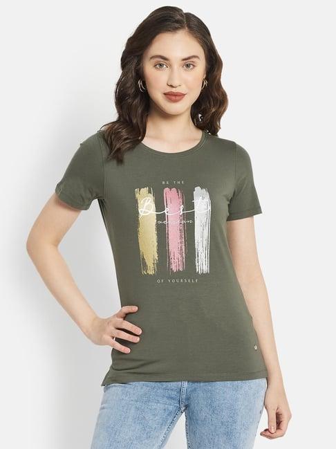 mettle olive graphic print t-shirt