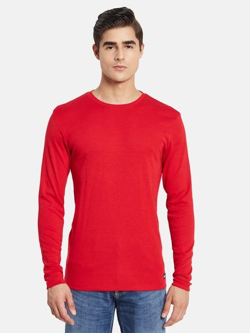 mettle red crew t-shirt