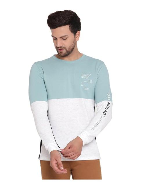 mettle sky blue crew t-shirt