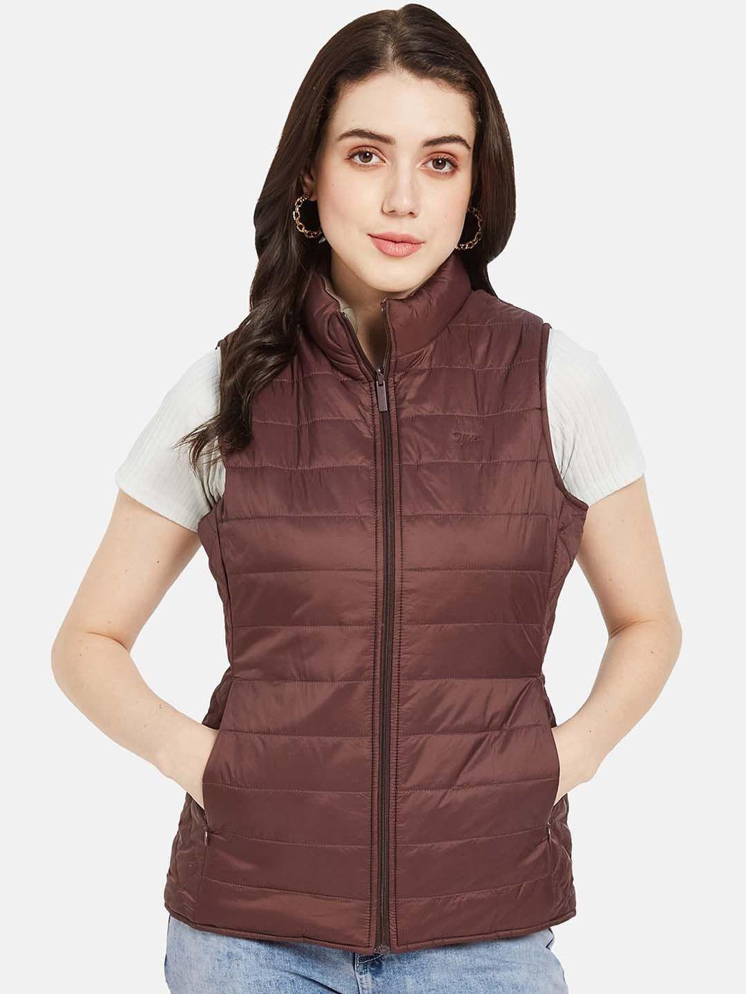 mettle stand collar sleeveless puffer jacket