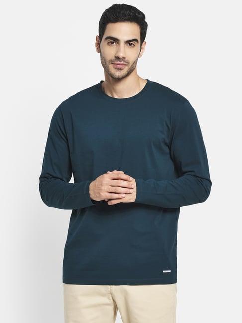 mettle teal crew t-shirt