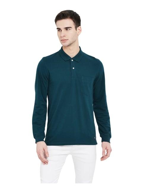 mettle teal polo t-shirt