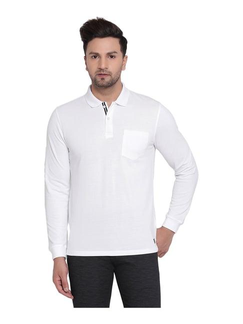 mettle white polo t-shirt