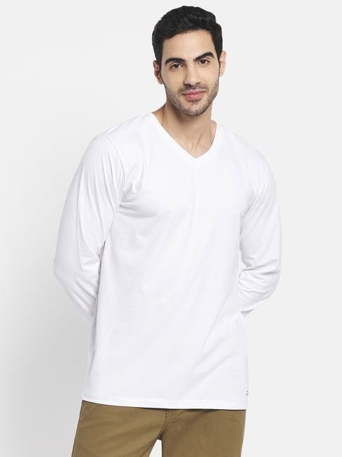 mettle white v neck t-shirt