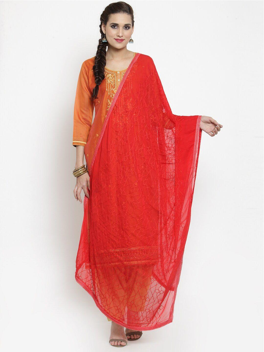 mf embroidered dupatta with thread work