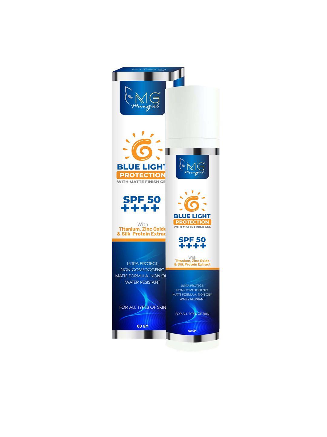 mgmeow blue light protection matte finish gelspf 50 pa++++ (60 g)
