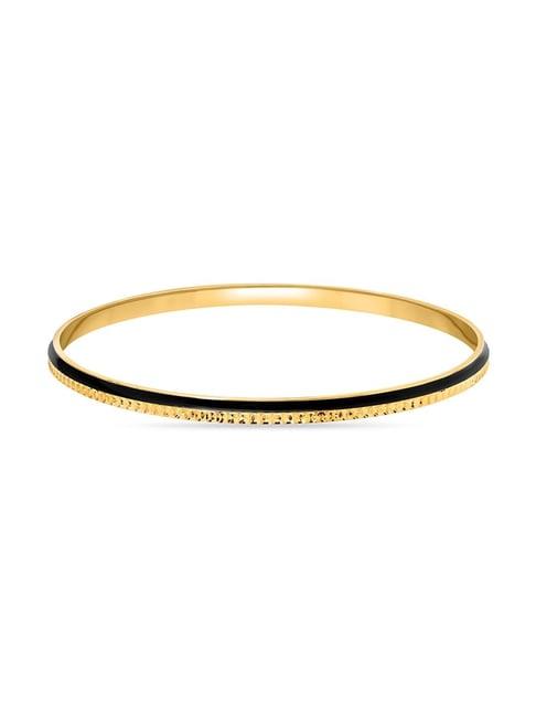 mia by tanishq 18k gold slender bangle for women