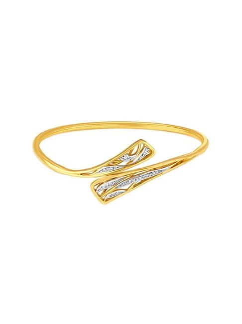 mia by tanishq 14k gold & diamond bangle for women