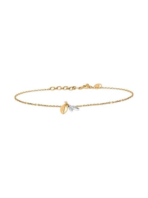 mia by tanishq 14k gold bracelet for women