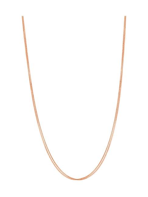 mia by tanishq 18k gold timeless piece of modern chain for women