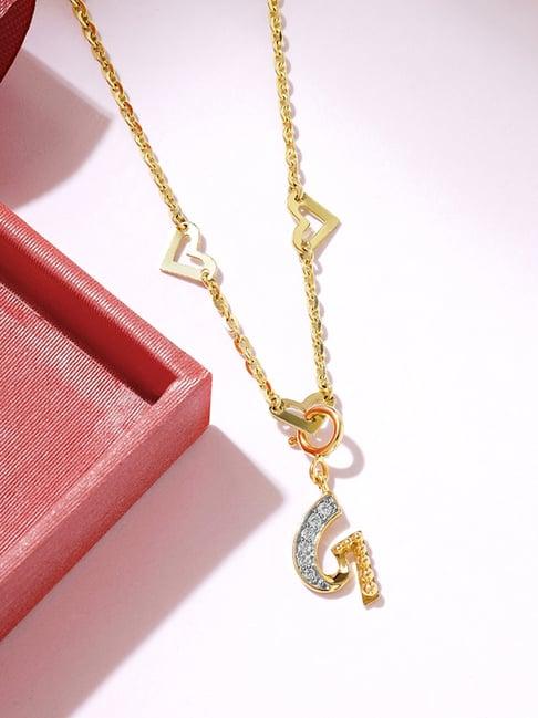 mia sutra diy with alphabet charms- g diamond necklace