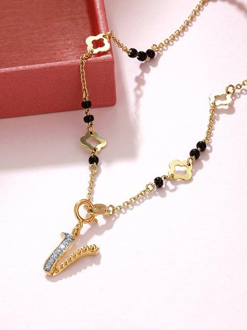 mia sutra diy with alphabet charms- v diamond necklace