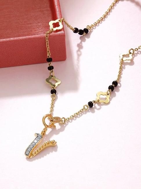 mia sutra diy with alphabet charms- v diamond necklace