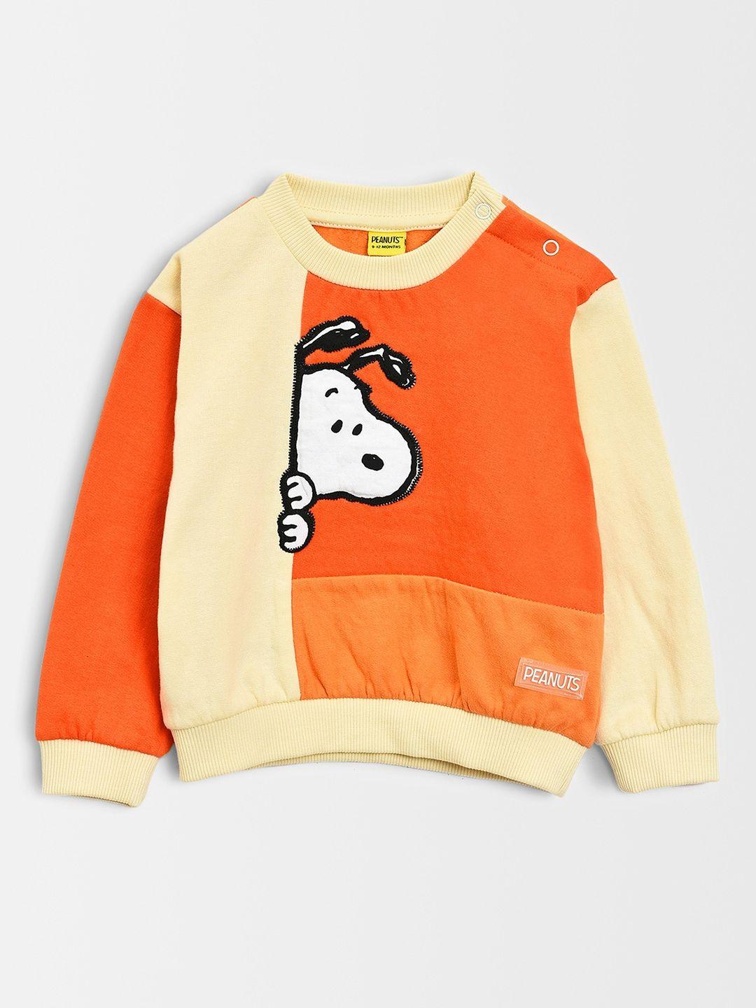 miarcus infant peanuts printed colorblocked sweatshirt