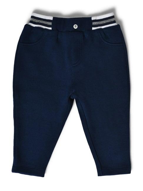 miarcus kids blue cotton regular fit pants