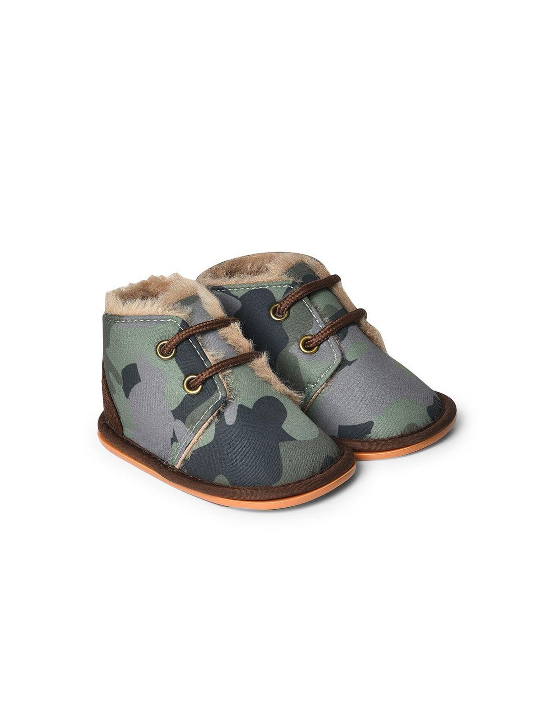 miarcus infants  green printed sneakers