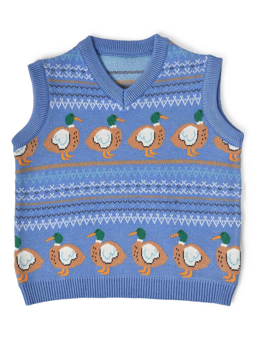 miarcus kids self design sweater vest