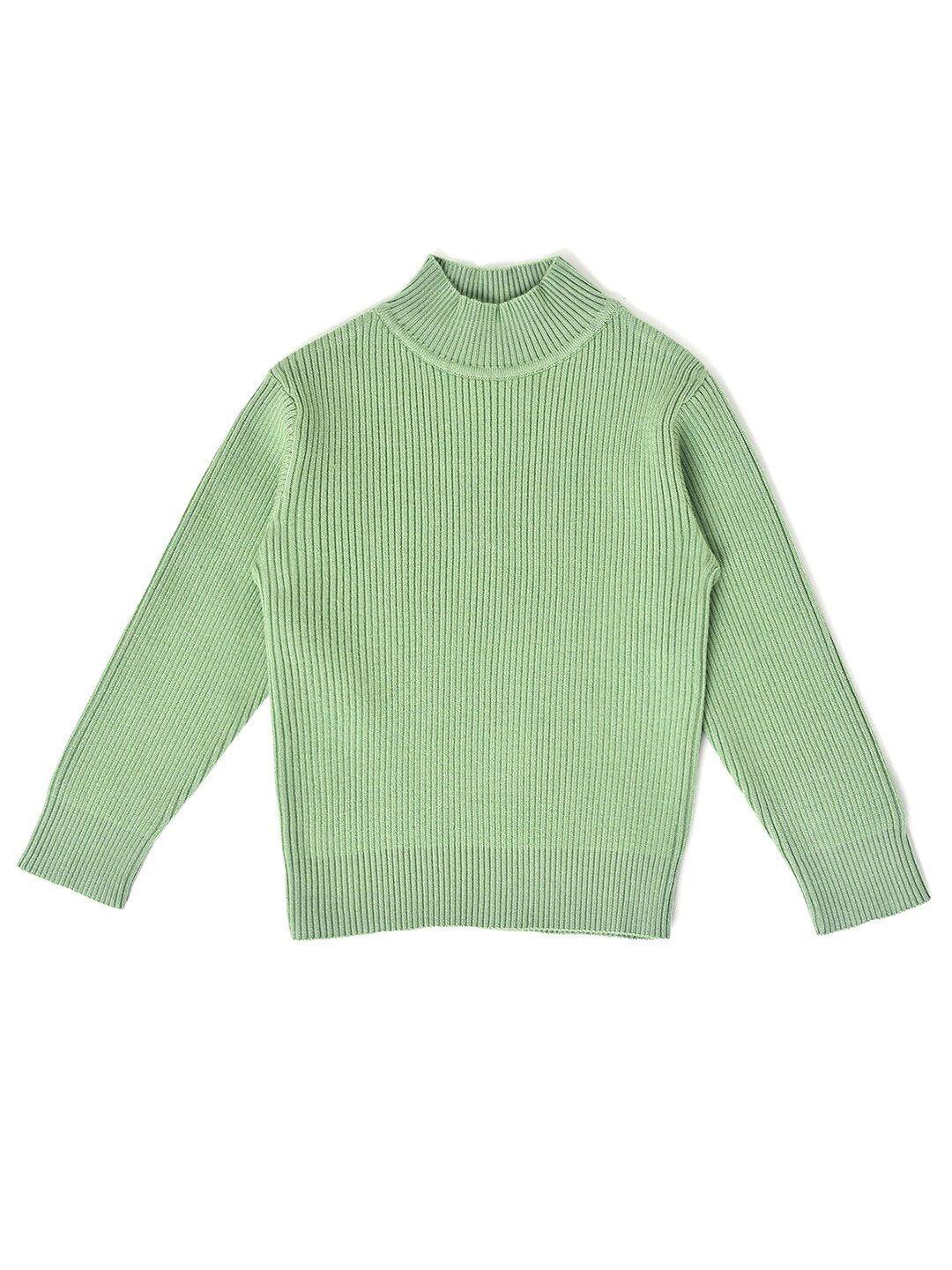 miarcus kids turtle neck ribbed pullover