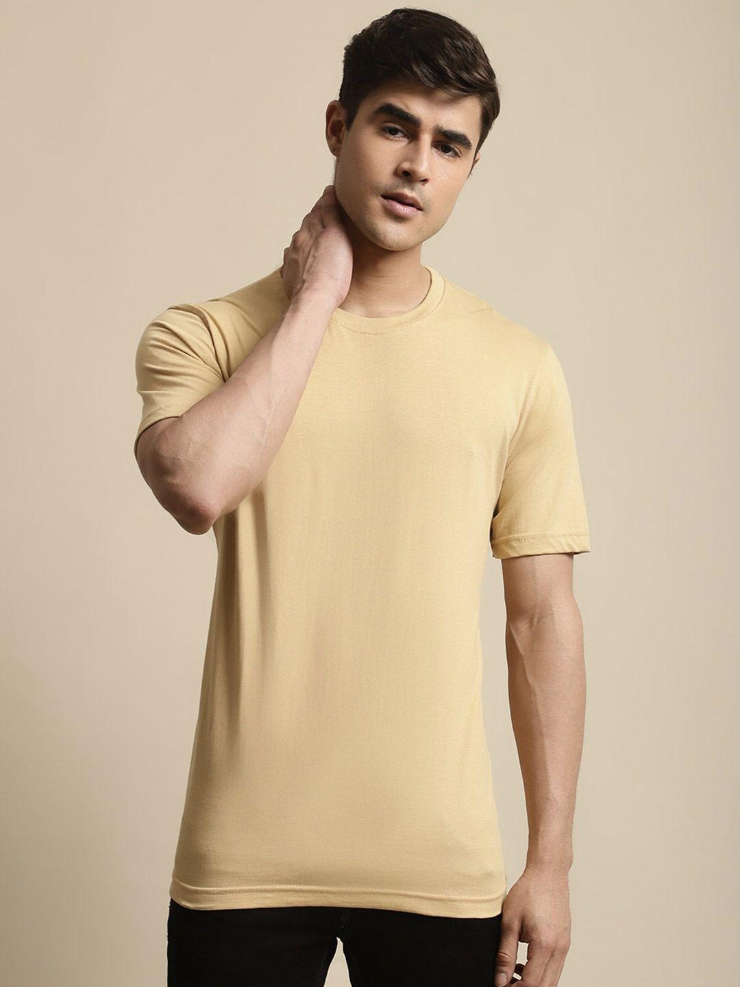 miaz lifestyle round neck pure cotton t-shirt