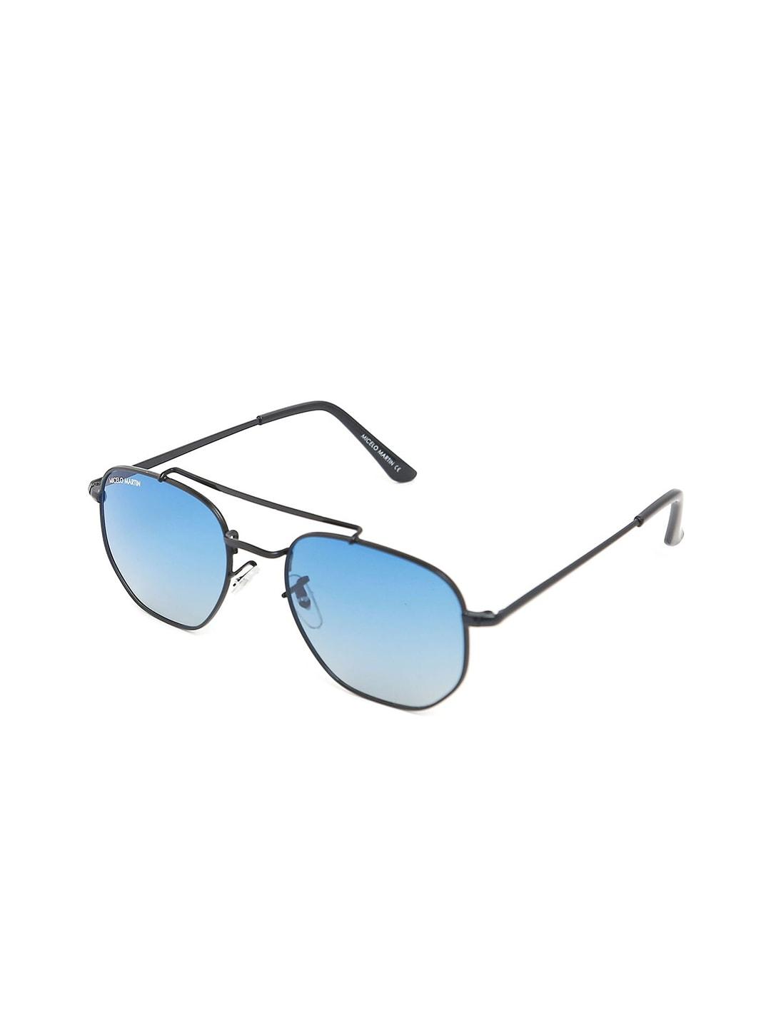 micelo martin men blue uv protected aviator sunglasses mm1005 c4