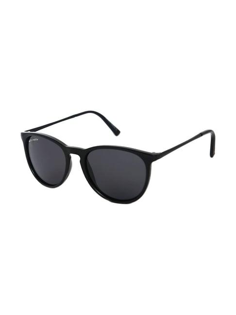 micelo martin black polarized round unisex sunglasses