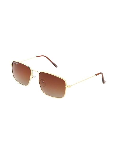 micelo martin brown polarized square sunglasses for men